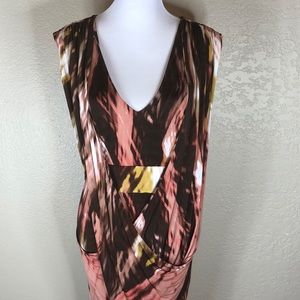 BCBGMAXAZRIA Coralmul Wrap Dress Sz: XL
